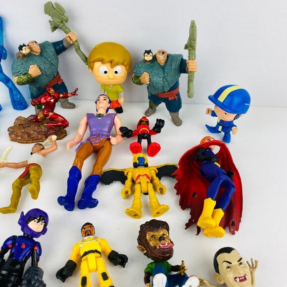 Kids Pretend Play Toy Characters Figure Lot Marvel DC Super Hero Girls Big ++ - Picture 3 of 8